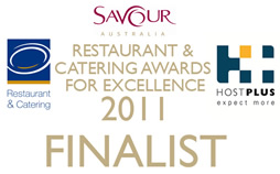 Savour Australia - Restaurant and Catering Awards For Excellence 2011 Finalist - BirthdayPartyCateringSydney.com.au